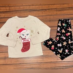 Wonder Nation Girls Christmas Outfit